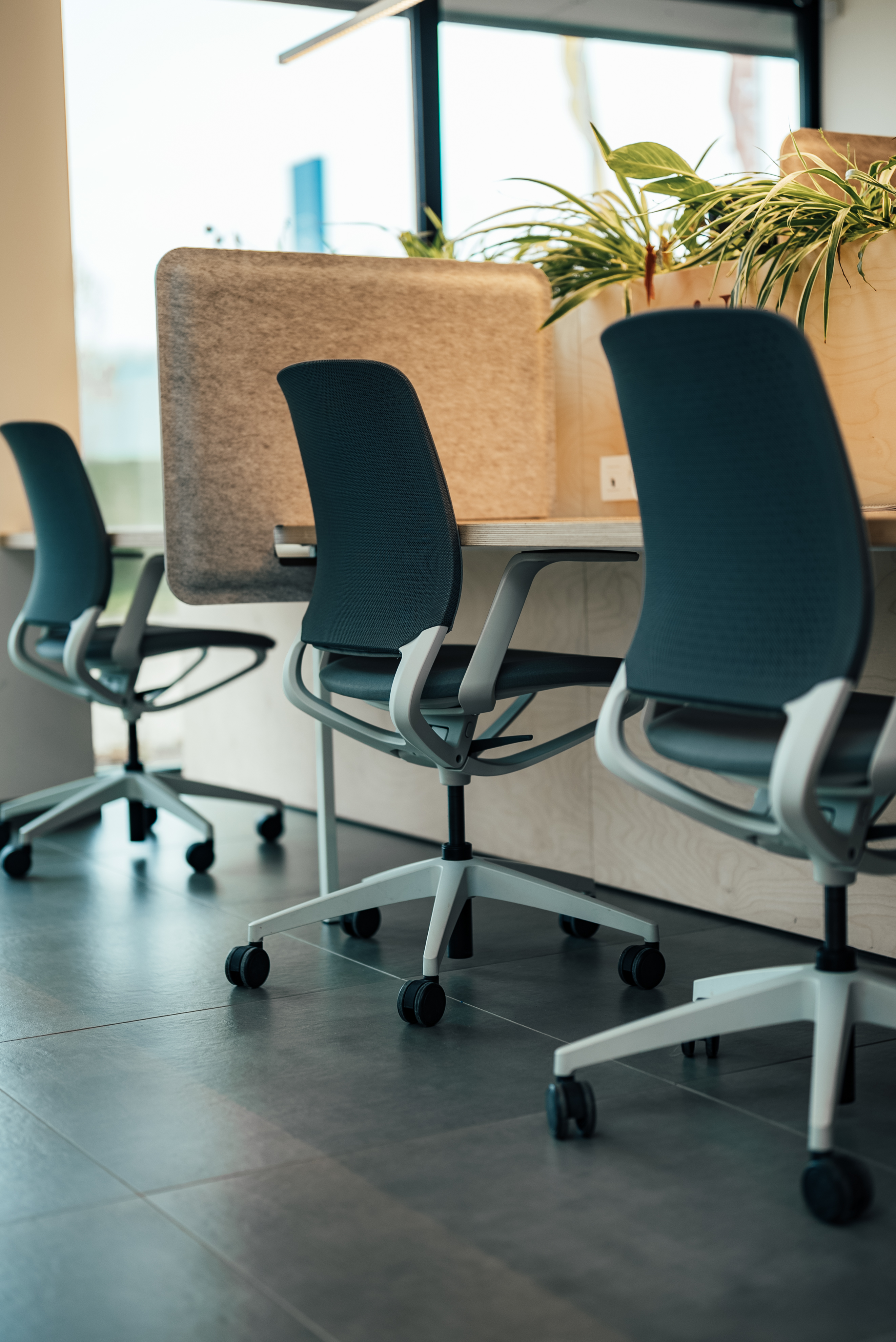 A dedicated desk with personal touches